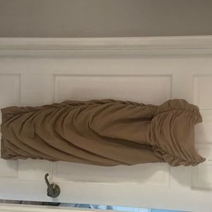Rare London taupe dress